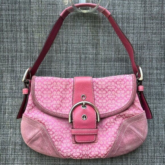 Coach Handbags - Coach Vintage Y2K Pink Mini Soho Shoulder Bag